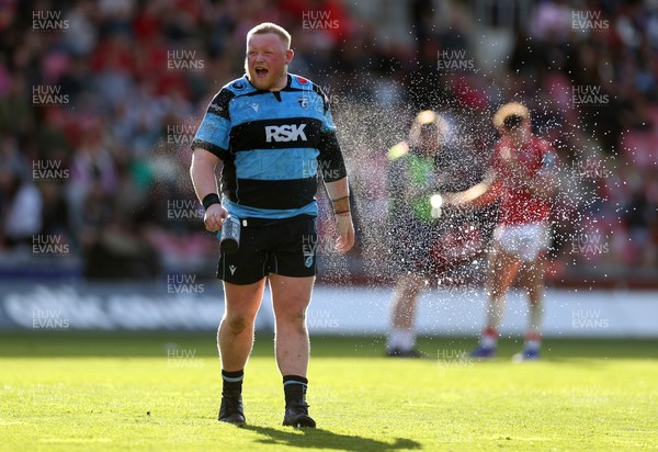 180426 - Scarlets v Cardiff Rugby - United Rugby Championship - Keiron Assiratti of Cardiff 
