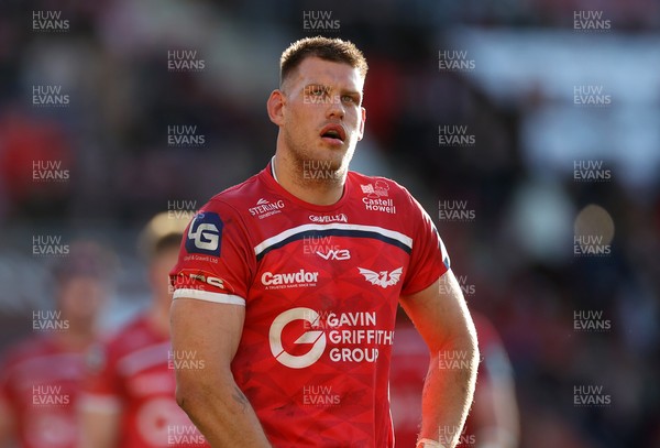 180426 - Scarlets v Cardiff Rugby - United Rugby Championship - Jarrod Taylor of Scarlets 