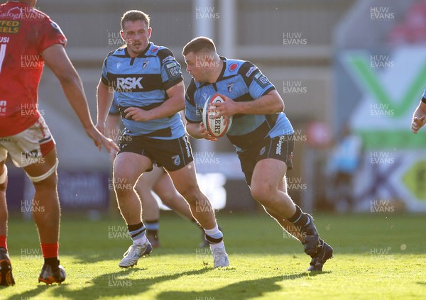 180426 - Scarlets v Cardiff Rugby - United Rugby Championship - Danny Southworth of Cardiff 