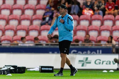 260926 - Scarlets v Cardiff Rugby - United Rugby Championship - Cardiff head coach Corniel van Zyl before the match