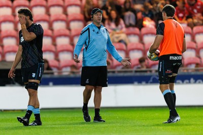 260926 - Scarlets v Cardiff Rugby - United Rugby Championship - Cardiff head coach Corniel van Zyl before the match