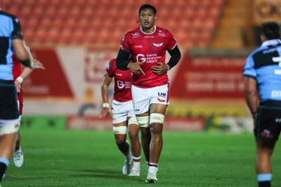 260926 - Scarlets v Cardiff Rugby - United Rugby Championship - Sam Lousi of Scarlets