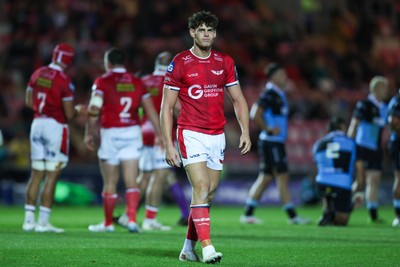 260926 - Scarlets v Cardiff Rugby - United Rugby Championship - Eddie James of Scarlets