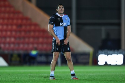260926 - Scarlets v Cardiff Rugby - United Rugby Championship - Le Roux Malan of Cardiff