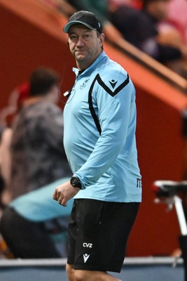 260926 - Scarlets v Cardiff Rugby - United Rugby Championship - Cardiff head coach, Corniel Van Zyl