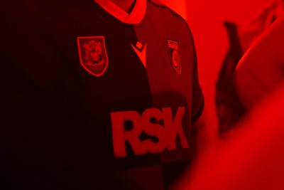 260926 - Scarlets v Cardiff Rugby - United Rugby Championship - Alex Mann of Cardiff Rugby in the tunnel before the match