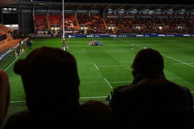 260926 - Scarlets v Cardiff Rugby - United Rugby Championship - A general view of play