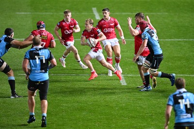 260926 - Scarlets v Cardiff Rugby - United Rugby Championship - Blair Murray of Scarlets