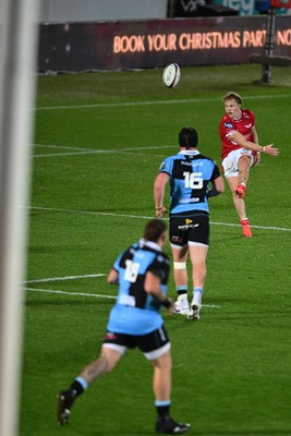 260926 - Scarlets v Cardiff Rugby - United Rugby Championship - Blair Murray of Scarlets kicks the ball