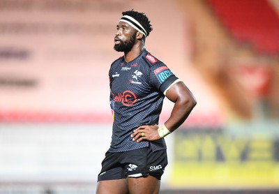 250323 - Scarlets v Sharks - United Rugby Championship - Siya Kolisi of Sharks look dejected