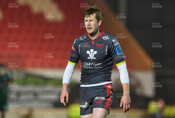 190222 - Scarlets v Connacht - United Rugby Championship - Rhys Patchell of Scarlets