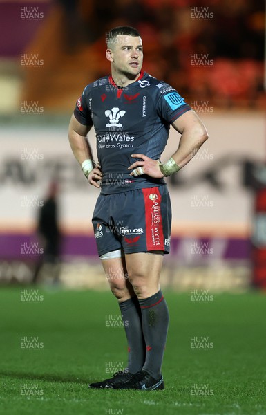 190222 - Scarlets v Connacht - United Rugby Championship - Scott Williams of Scarlets