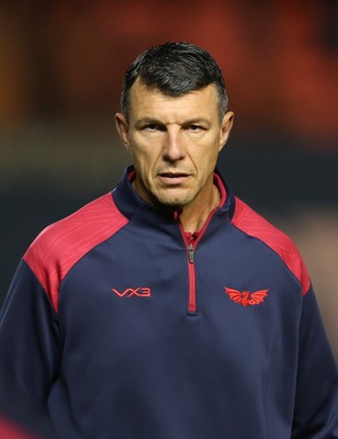 101025 - Scarlets v DHL Stormers, United Rugby Championship - Scarlets forwards coach Albert Van Den Berg