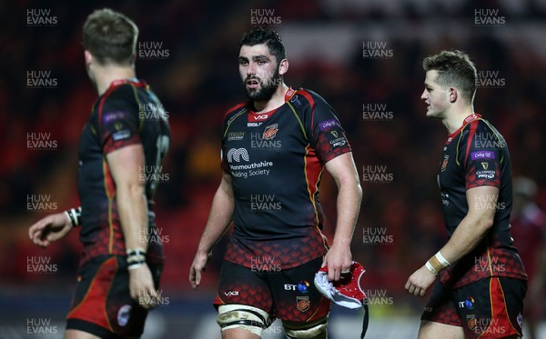 050119 - Scarlets v Dragons - Guinness PRO14 - Dejected Cory Hill of Dragons