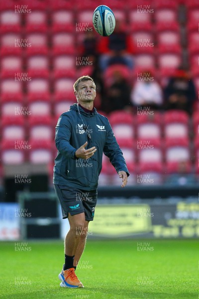 061023 - Scarlets v Dragons RFC - Preseason Friendly - Scarlets head coach Dwayne Peel before the match