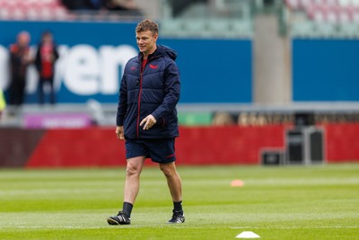160526 - Scarlets v Dragons RFC - United Rugby Championship - Scarlets head coach Dwayne Peel during the warm up