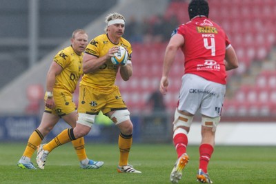 160526 - Scarlets v Dragons RFC - United Rugby Championship - Aaron Wainwright of Dragons