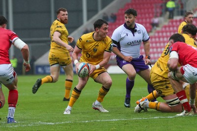 160526 - Scarlets v Dragons RFC - United Rugby Championship - Niall Armstrong of Dragons