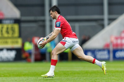 160526 - Scarlets v Dragons RFC - United Rugby Championship - Joe Roberts of Scarlets