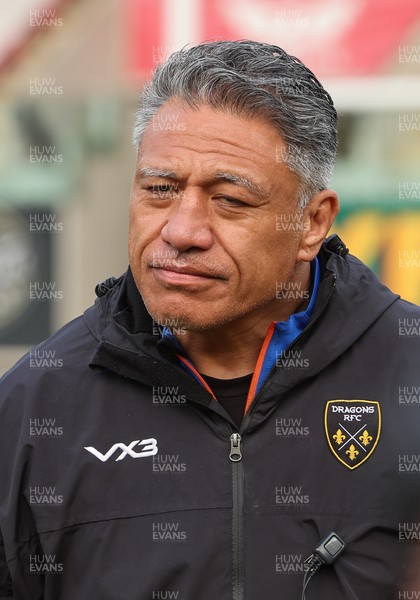 160526 - Scarlets v Dragons RFC, United Rugby Championship - Dragons Head Coach Filo Tiatia
