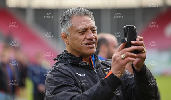 160526 - Scarlets v Dragons RFC, United Rugby Championship - Dragons Head Coach Filo Tiatia