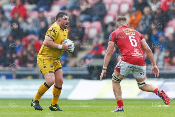 160526 - Scarlets v Dragons RFC - United Rugby Championship - Wyn Jones of Dragons
