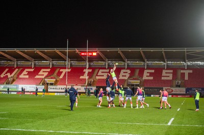 190124 - Scarlets v Edinburgh Rugby - EPCR Challenge Cup - A general view of Parc y Scarlets