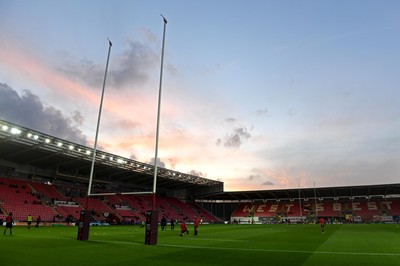 011021 - Scarlets v Emirates Lions - United Rugby Championship - A general view of Parc y Scarlets ahead of kick off