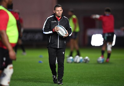 011021 - Scarlets v Emirates Lions - United Rugby Championship - Lions head coach Ivan van Rooyen