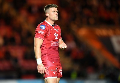 011021 - Scarlets v Emirates Lions - United Rugby Championship - Scott Williams of Scarlets