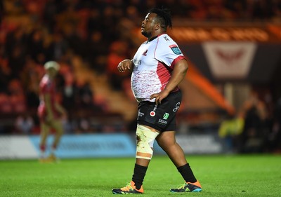 011021 - Scarlets v Emirates Lions - United Rugby Championship - Asenathi Ntlabakanye of Lions