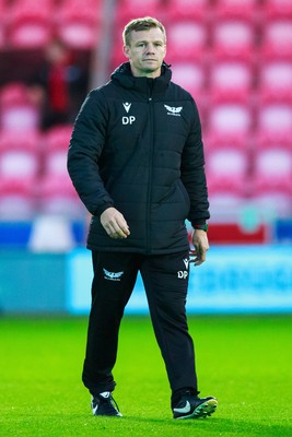 011021 - Scarlets v Emirates Lions - United Rugby Championship - Scarlets head coach Dwayne Peel before the match