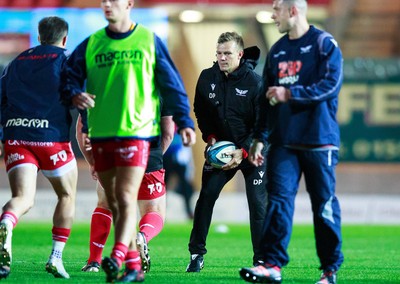 011021 - Scarlets v Emirates Lions - United Rugby Championship - Scarlets head coach Dwayne Peel before the match