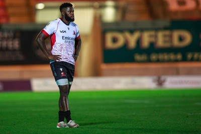 011021 - Scarlets v Emirates Lions - United Rugby Championship - Jamba Ulengo of Emirates Lions