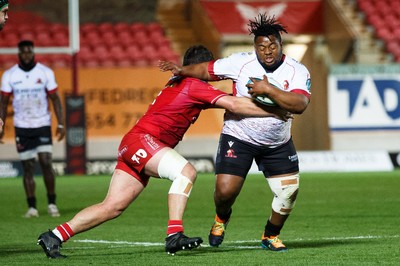 011021 - Scarlets v Emirates Lions - United Rugby Championship - Asenathi Ntlabakanye of Emirates Lions