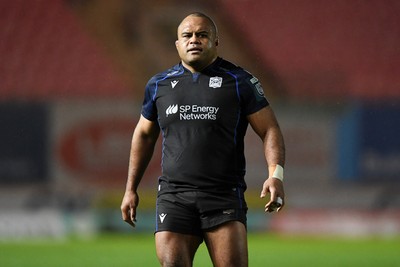 291125 - Scarlets v Glasgow Warriors - United Rugby Championship - Sam Talakai of Glasgow