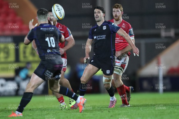 291125 - Scarlets v Glasgow Warriors - United Rugby Championship - Adam Hastings of Glasgow