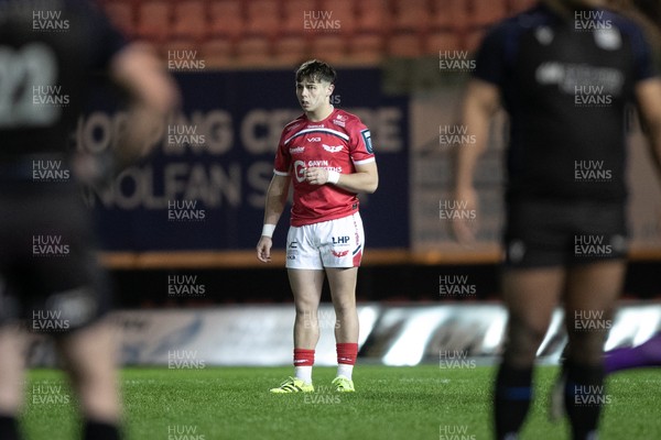 291125 - Scarlets v Glasgow Warriors - United Rugby Championship - Carwyn Leggatt Jones of Scarlets 