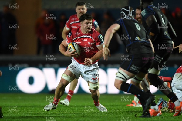 291125 - Scarlets v Glasgow Warriors - United Rugby Championship - Fletcher Anderson of Scarlets