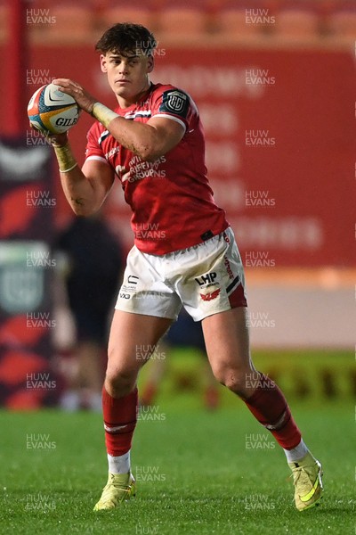 291125 - Scarlets v Glasgow Warriors - United Rugby Championship - Eddie James of Scarlets