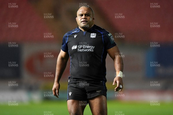 291125 - Scarlets v Glasgow Warriors - United Rugby Championship - Sam Talakai of Glasgow