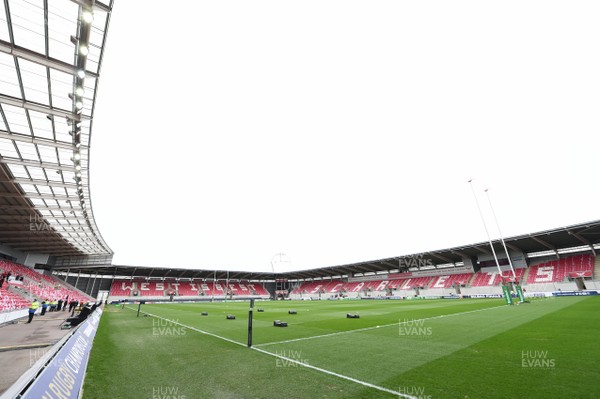 300318 - Scarlets v La Rochelle - European Rugby Champions Cup - A general view of Parc y Scarlets ahead of kick off