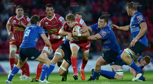 060913 - Scarlets v Leinster - RaboDirect PRO12 -Liam Williams of Scarlets finds a way through