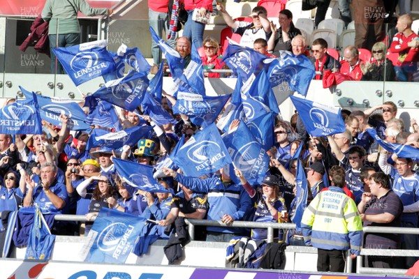 201012 - Scarlets v Leinster - Heineken Cup -Leinster fans celebrate the final whistle