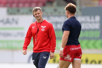 260425 - Scarlets v Leinster - United Rugby Championship - Scarlets Head Coach Dwyane Peel 