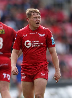 260425 - Scarlets v Leinster - United Rugby Championship - Sam Costelow of Scarlets 