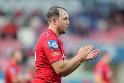 260425 - Scarlets v Leinster - United Rugby Championship - Ioan Lloyd of Scarlets