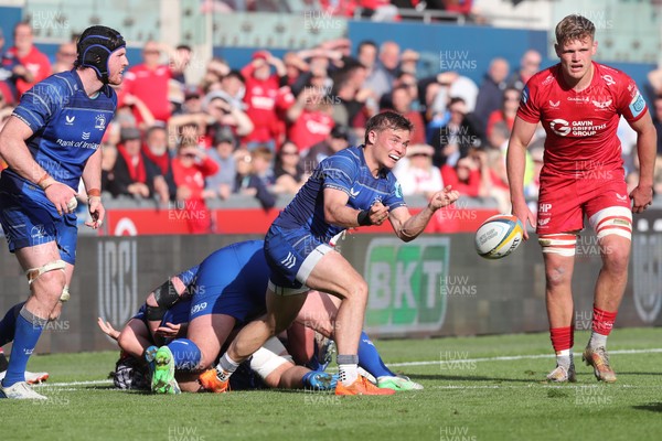 260425 - Scarlets v Leinster - United Rugby Championship - Fintan Gunne of Leinster 