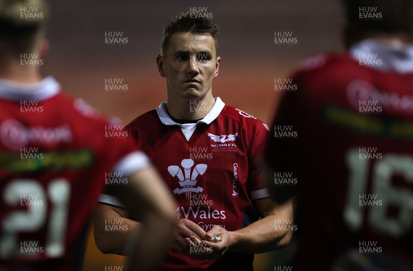 281022 - Scarlets v Leinster - BKT United Rugby Championship - Jonathan Davies of Scarlets at full time