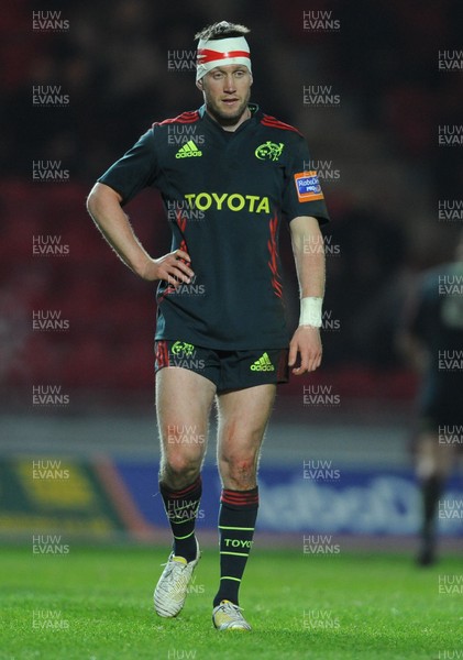 160213 - Scarlets v Munster - RaboDirect PRO12 -Ronan O'Gara of Munster